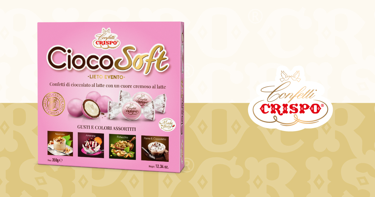 CONFETTI CRISPO SNOB COLORI ASSORTITI CERIMONIA LIETO EVENTO CIOCCOLATO MANDORLA