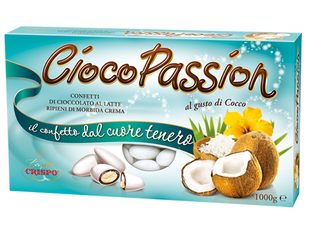 CONFETTI CRISPO CIOCOPASSION CIOCCOLATO AL LATTE RIPIENI DI