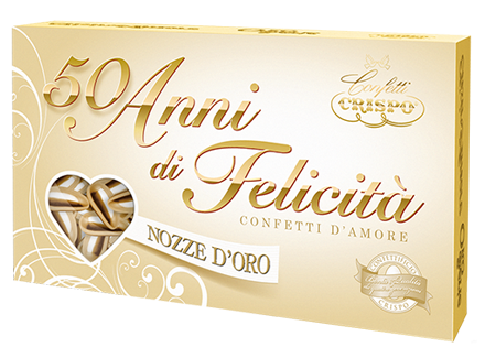 Confetti Oro Crispo 50 Anni Di Felicita