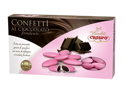 Confetti al Cioccolato Fondente Rosa