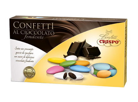 Sc. confetti cioccolato verde smeraldo CRISPO