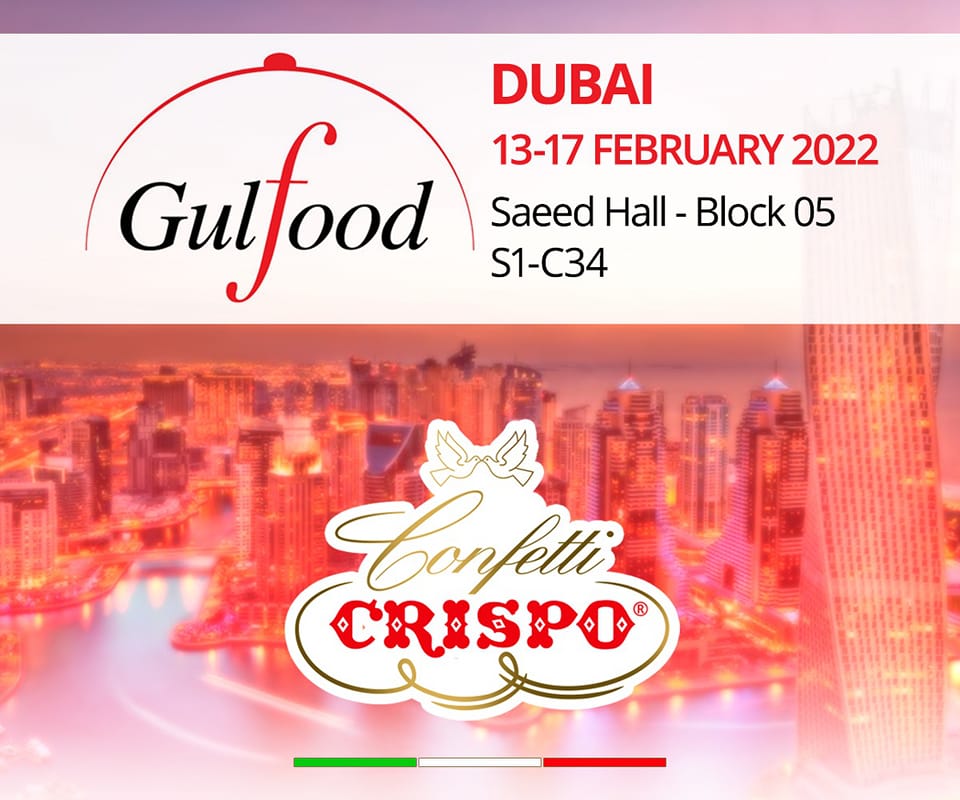 gulfood dubai confetti crispo