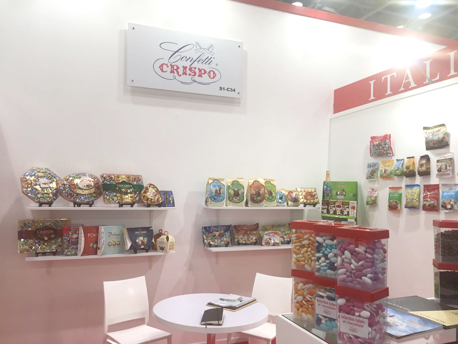 Confetti Crispo at Gulfood festival in Dubai