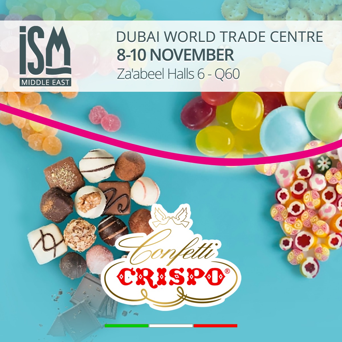ISM Middle East 2022: Confetti Crispo takes part in the Dubai exhibition