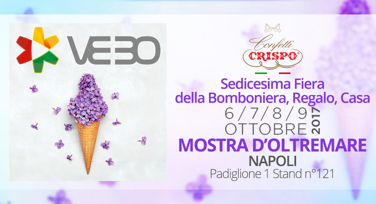 Confetti Crispo alla fiera Vebo 2017