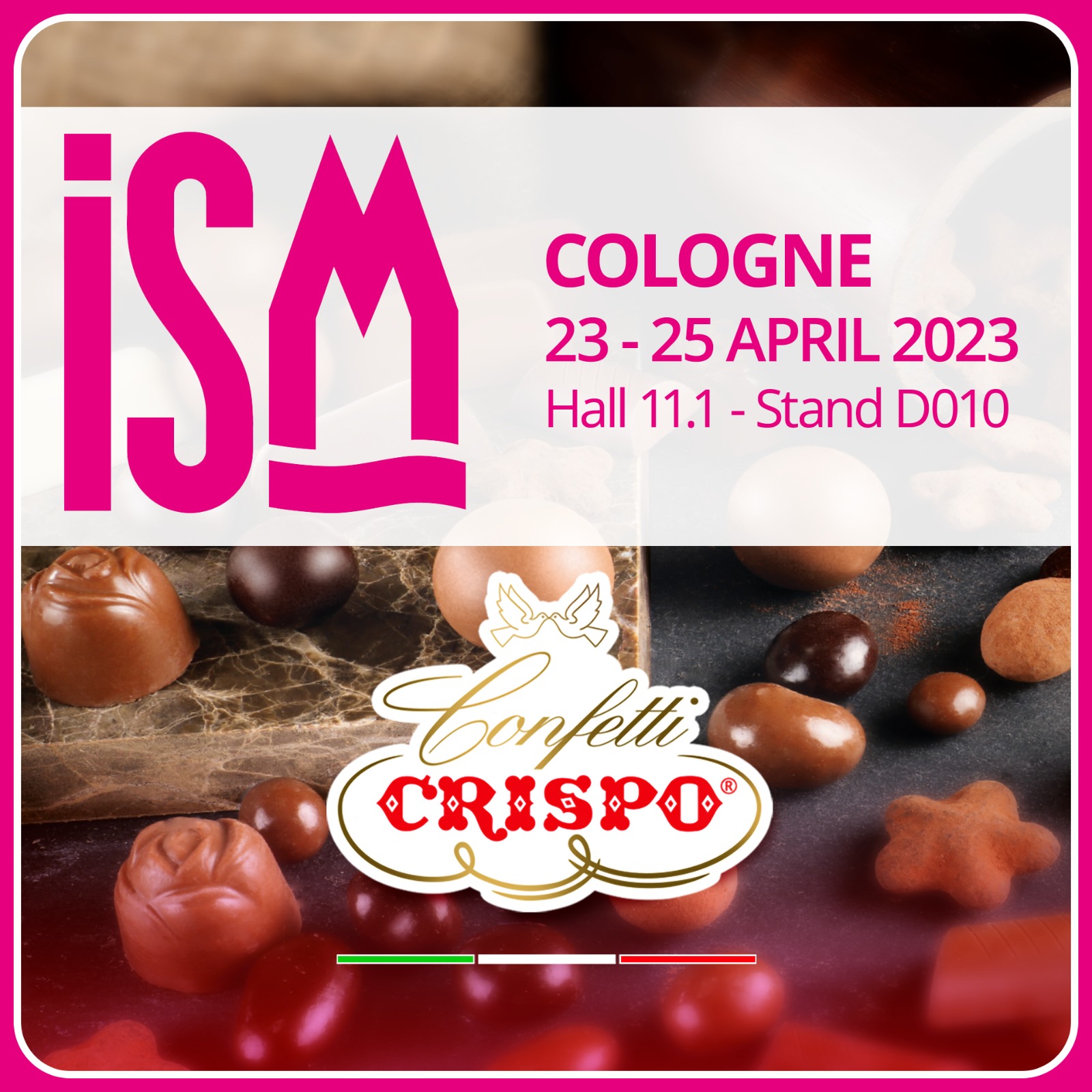ISM 2023: Confetti Crispo is looking forward to seeing you from April 23rd to 25th