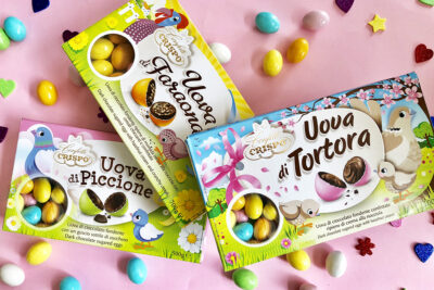 Ovetti di cioccolato Crispo: ovetti confettati e classici per Pasqua