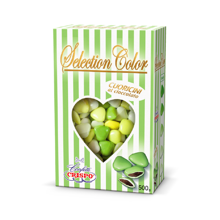 Crispo Cuori Mignon color selection verde - 500g