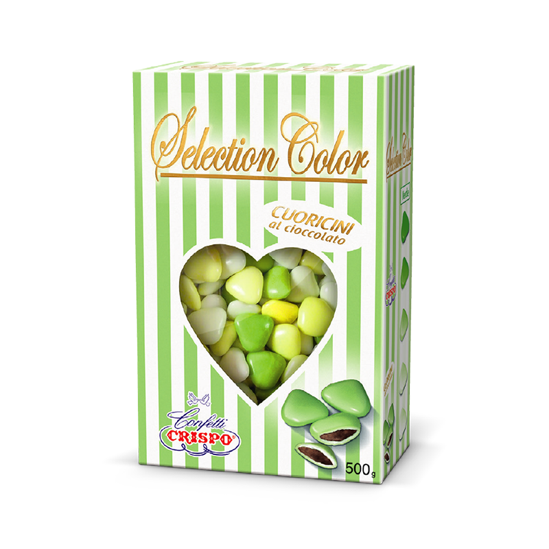 Crispo Cuori Mignon color selection verde - 500g