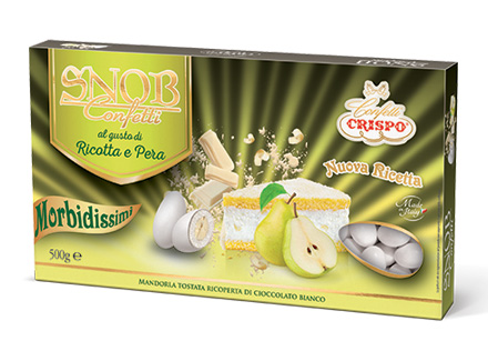 Confetti Crispo Snob Mix Patisserie da 1 kg, bianchi, per matrimonio