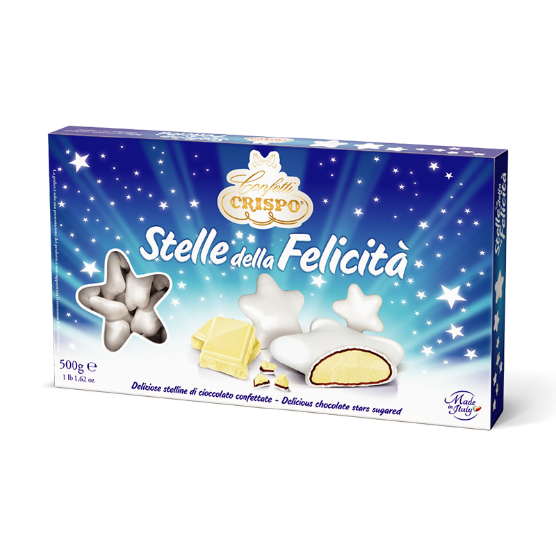 Crispo Stelle della Felicit&agrave; bianco - 500g