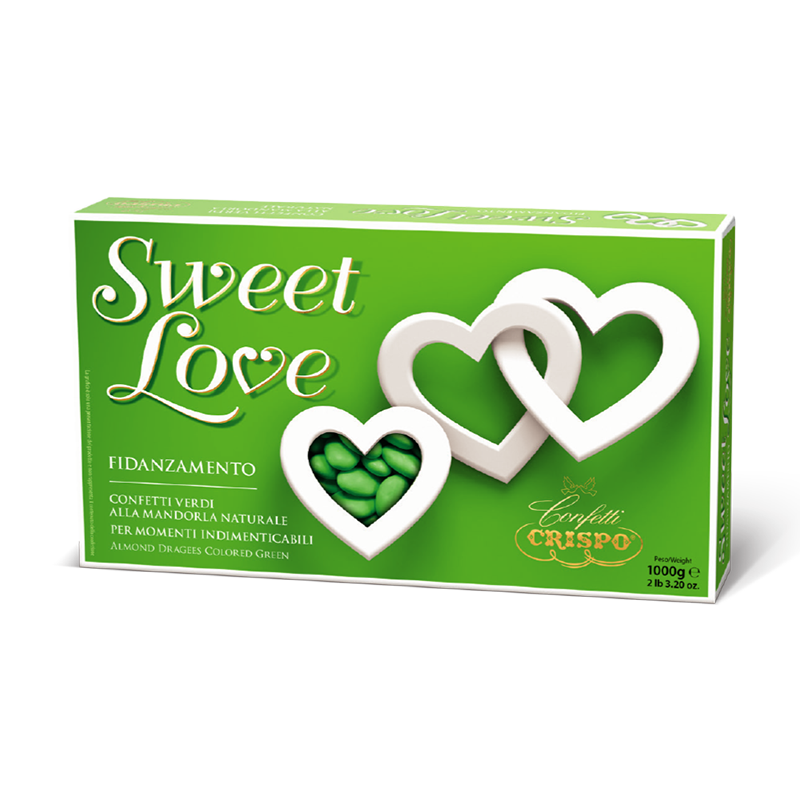Sweet Love fidanzamento verde cuori