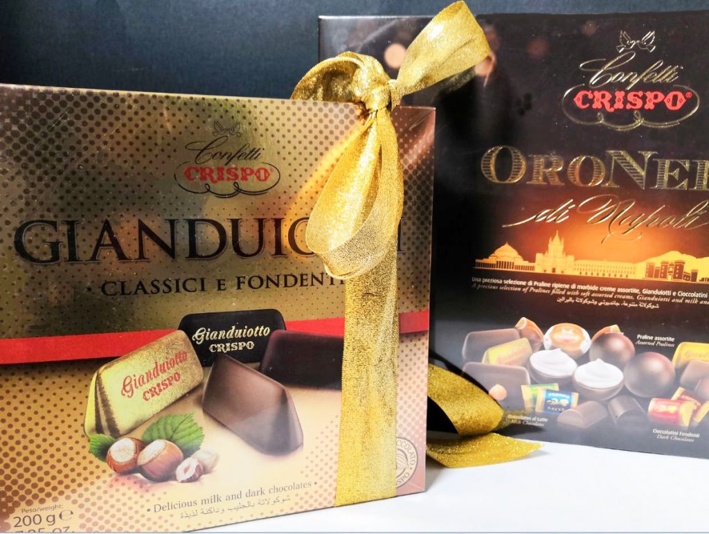 Gianduiotti fondenti e al latte: scopri le confezioni regalo di Confetti Crispo