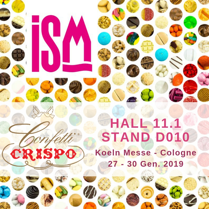 ISM 2019: Confetti Crispo in Cologne from 27 to 30 January 2019