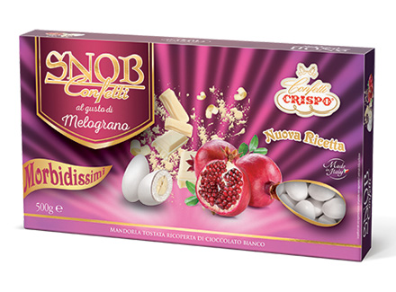 CRISPO – Confetti SNOB gusti e colori assortiti incartati singolarmente  gr.500 – Zanieri Dolciumi