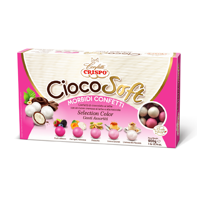 Crispo CiocoSoft Selection Color rosa - 900g