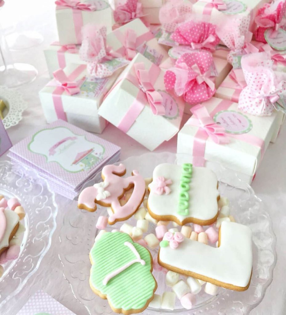 confettata in rosa