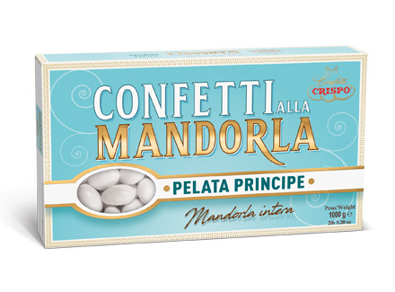 CONFETTI VERDI CRISPO MANDORLA INTERA 1 KG FIDANZAMENTO PROMESSA MATRIMONIO