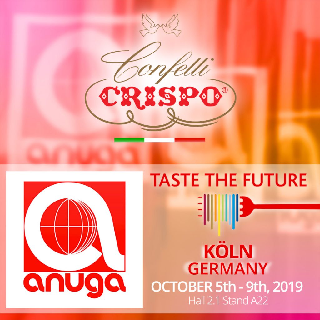 ANUGA 2019: Confetti Crispo alla fiera di Colonia