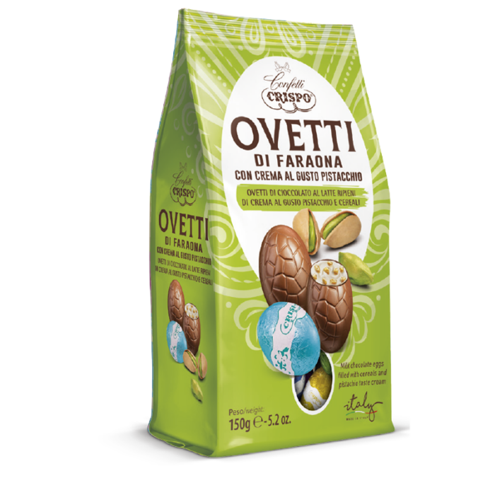 ovetti di cioccolato al pistacchio