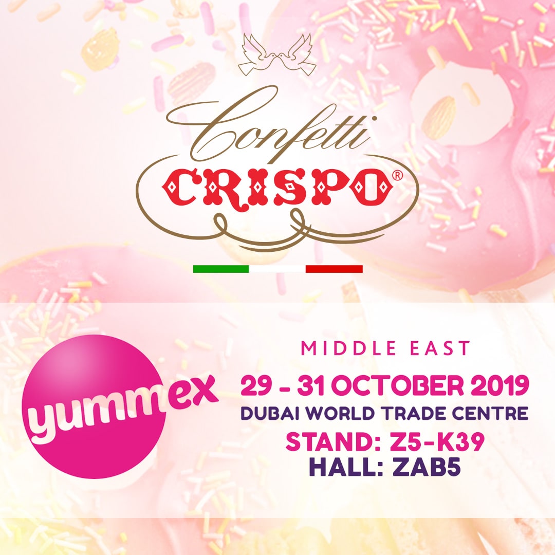 Confetti Crispo in Dubai for Yummex 2019