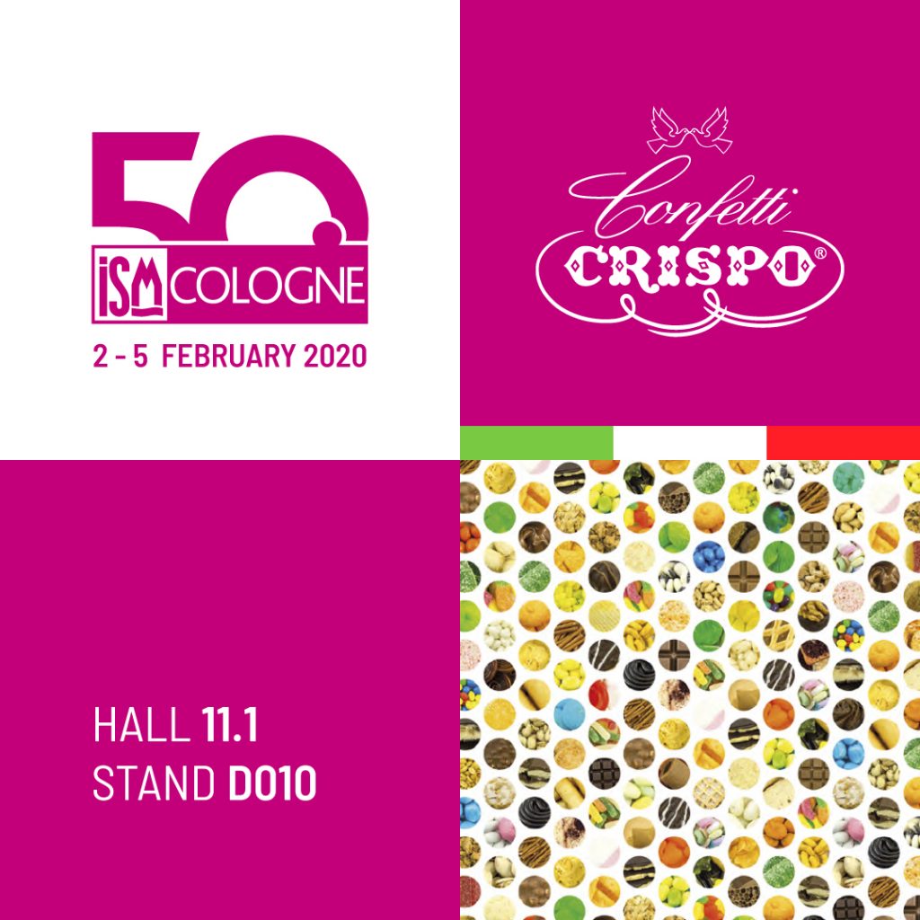 La dolcezza di Confetti Crispo alla fiera ISM 2020