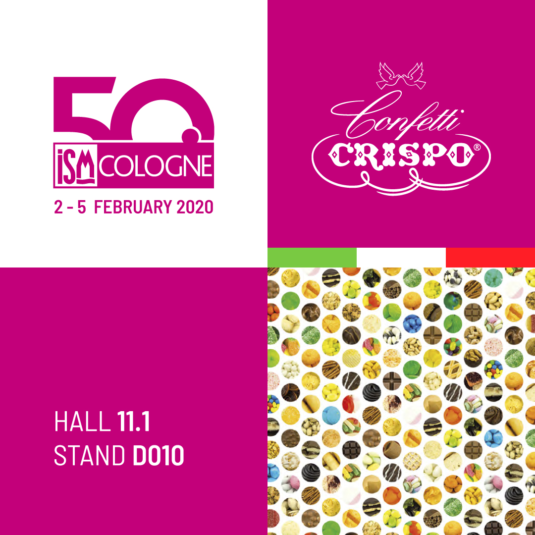 The sweetness of Confetti Crispo at the ISM 2020 fair