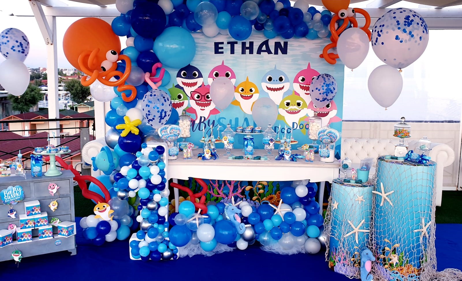 Compleanno Baby Shark: un party a tema Baby Squalo