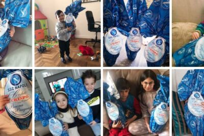5000 Uova di Pasqua CRISPO donati ai bambini di San Giuseppe Vesuviano