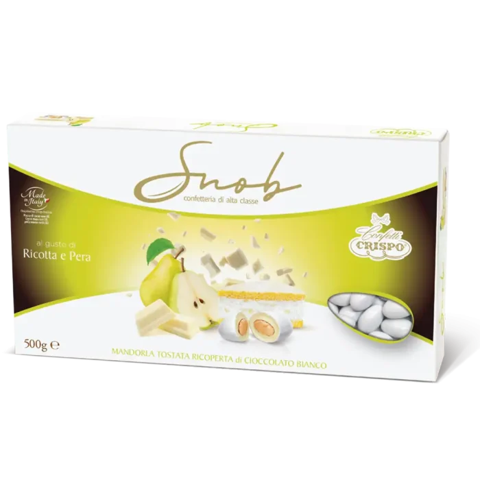 confetti snob ricotta e pera