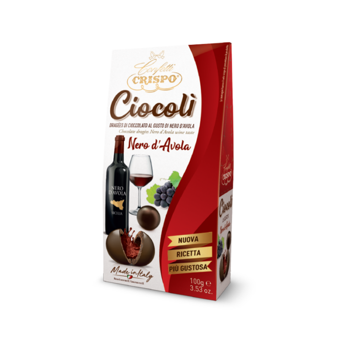 Crispo Ciocolì al Nero d'Avola - 100g