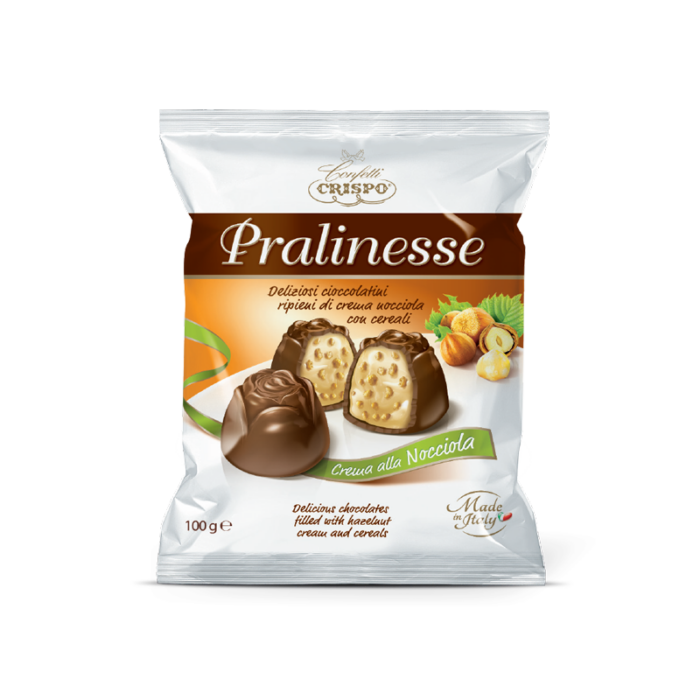 Crispo Pralinesse crema alla nocciola - 100g