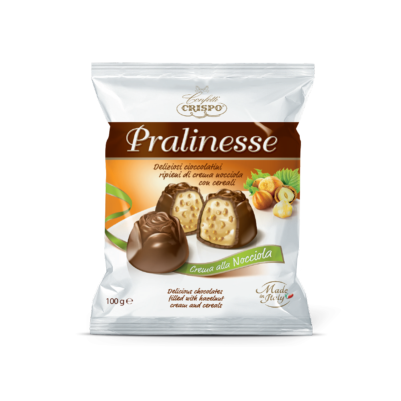 Crispo Pralinesse crema alla nocciola - 100g