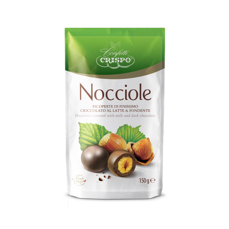 Crispo nocciole ricoperte - doypack 150g