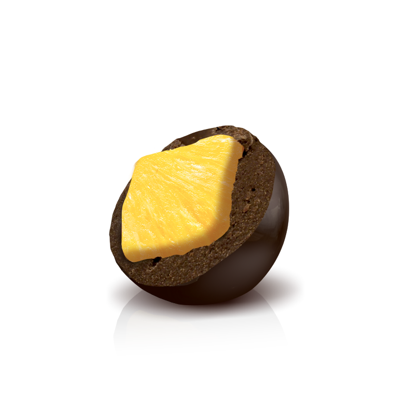 Pineapple Covered with 70% Cocoa
