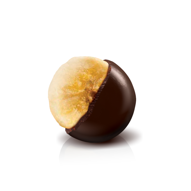 Banana essiccata Ricoperta Cacao 70%