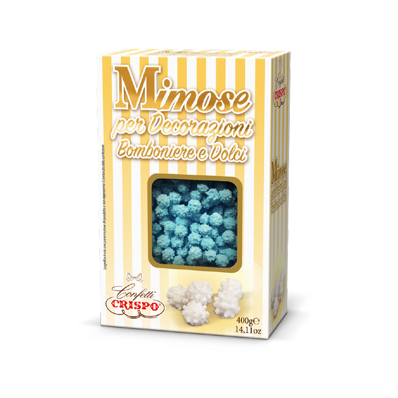 Crispo decorazioni mimose celesti - 400g
