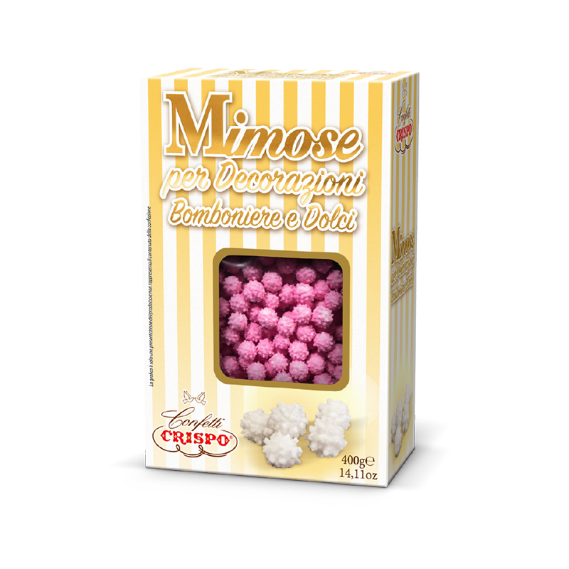 Crispo decorazioni mimose rosa - 400g