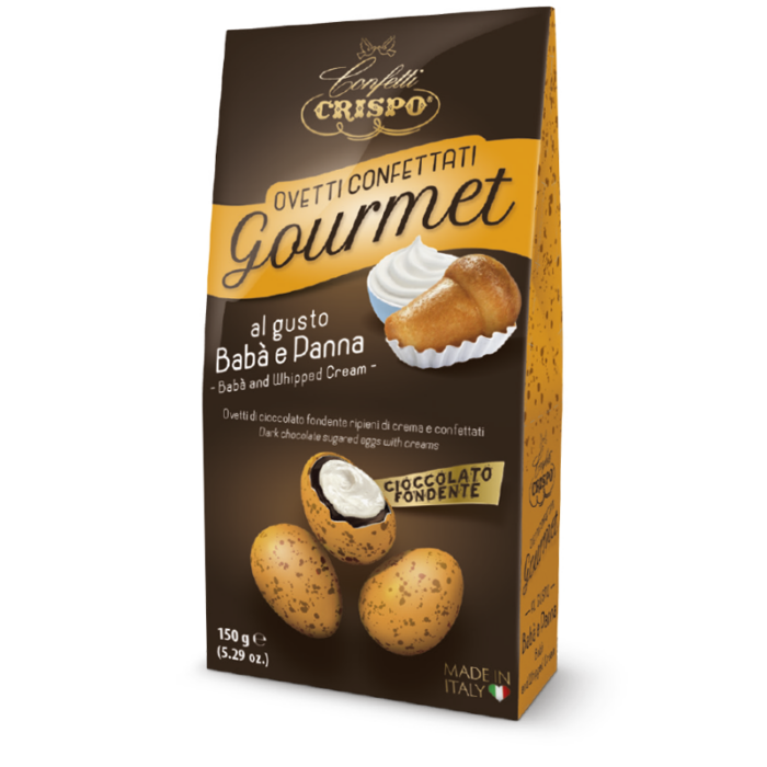 ovetti di cioccolato al gusto babà e panna