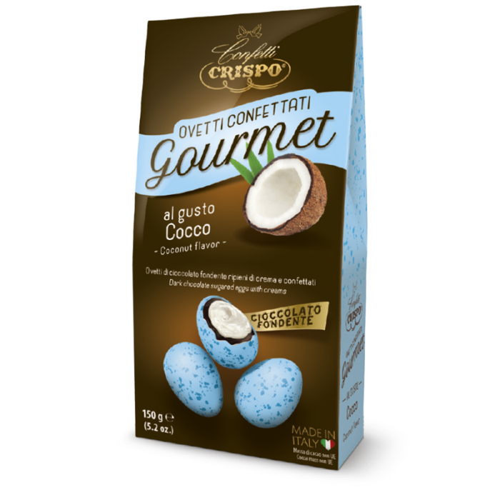 Ovetti confettati Gourmet Cocco - Celesti Maculati
