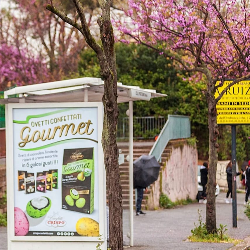 Campagna pubblicitaria di Pasqua 2022 di Confetti Crispo in Veneto