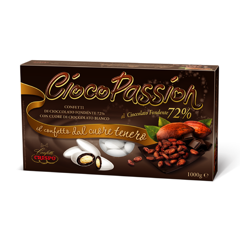 Crispo CiocoPassion Cioccolato Fondente 72% - 1000g