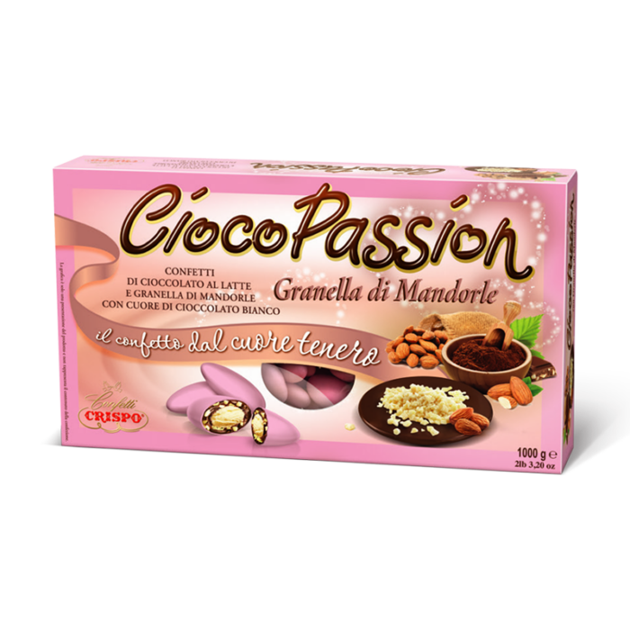 Crispo CiocoPassion Granella di Mandorla rosa - 1000g
