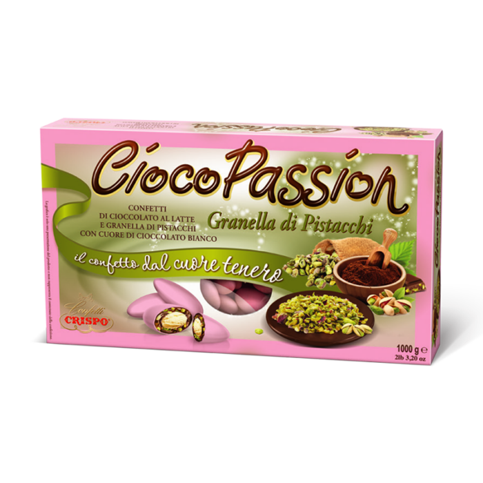 Crispo CiocoPassion Granella di Pistacchi rosa - 1000g