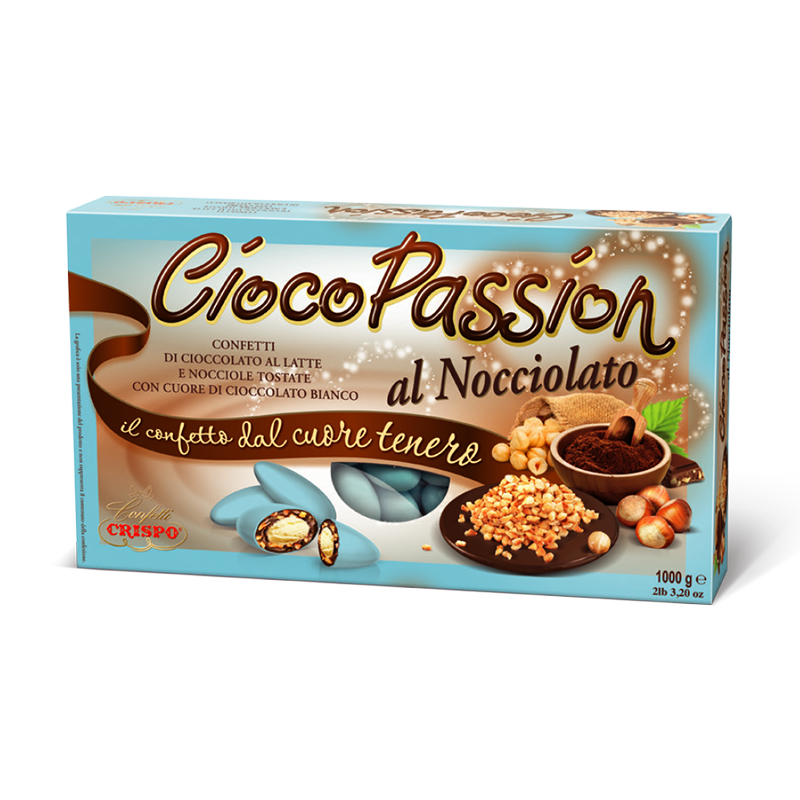 Crispo CiocoPassion nocciolato celeste - 1000g