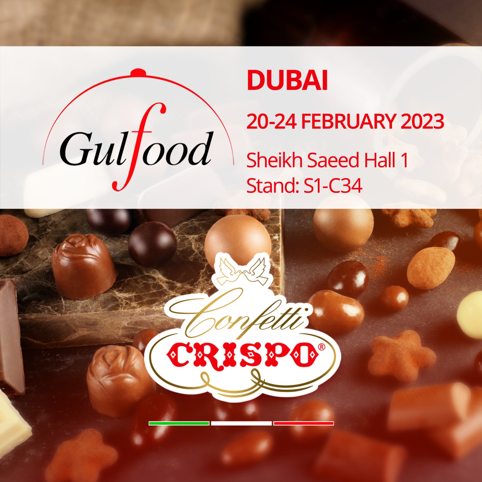 Confetti Crispo in Dubai for Gulfood 2023