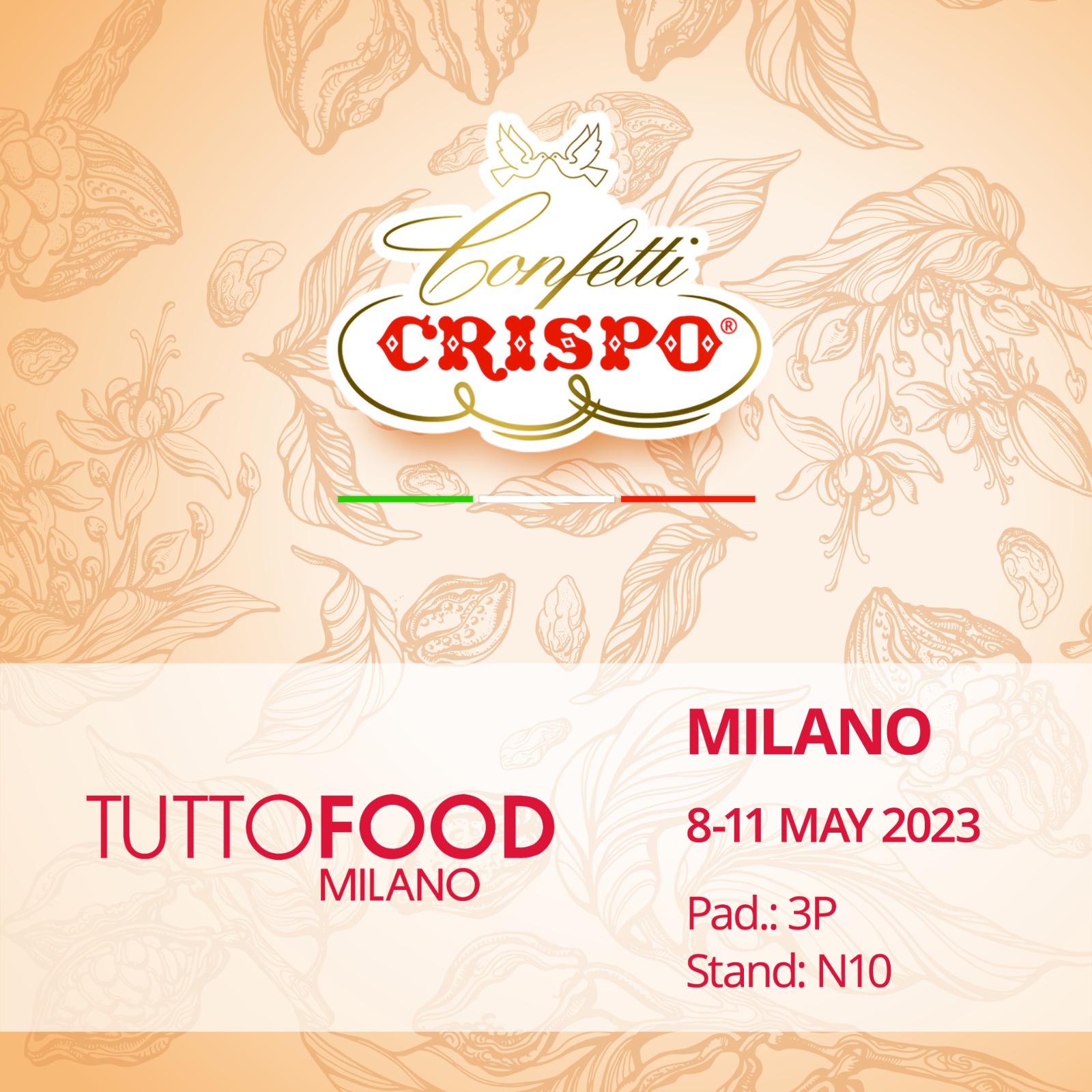 Confetti Crispo partecipa al TuttoFood Milano 2023