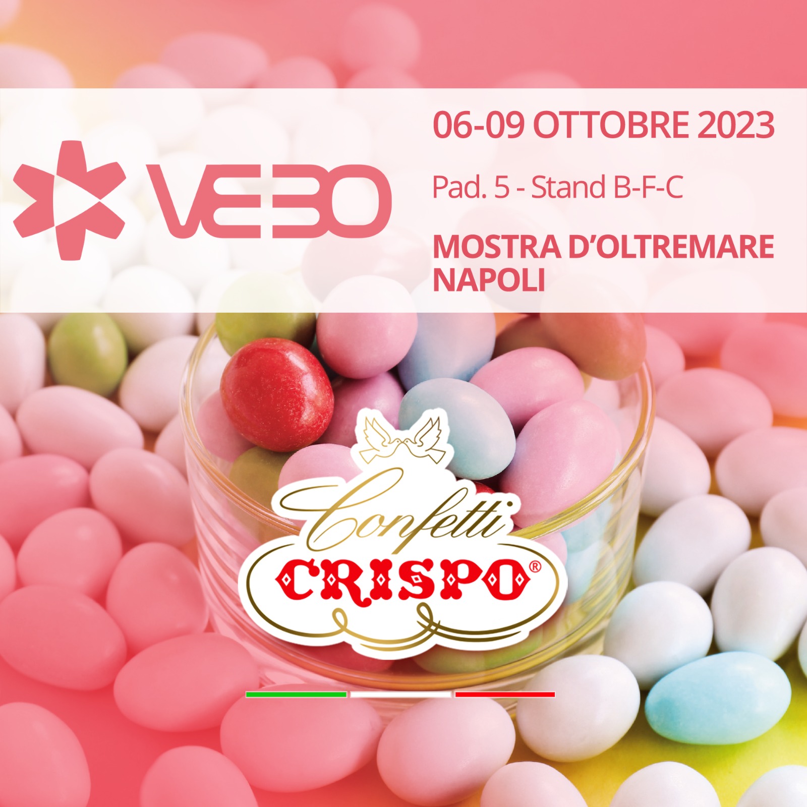 Vebo 2023: Confetti Crispo partecipa alla fiera B2B