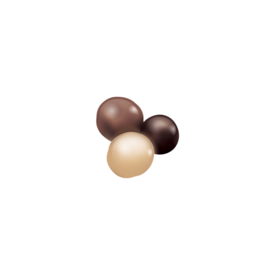 White and dark milk chocolate mini cereals &ndash; Jar