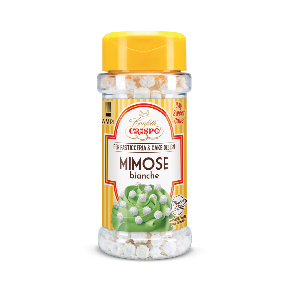 mimose di zucchero bianche